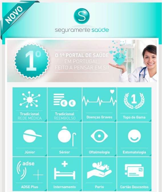 Portal de Seguros de Saúde em Portugal